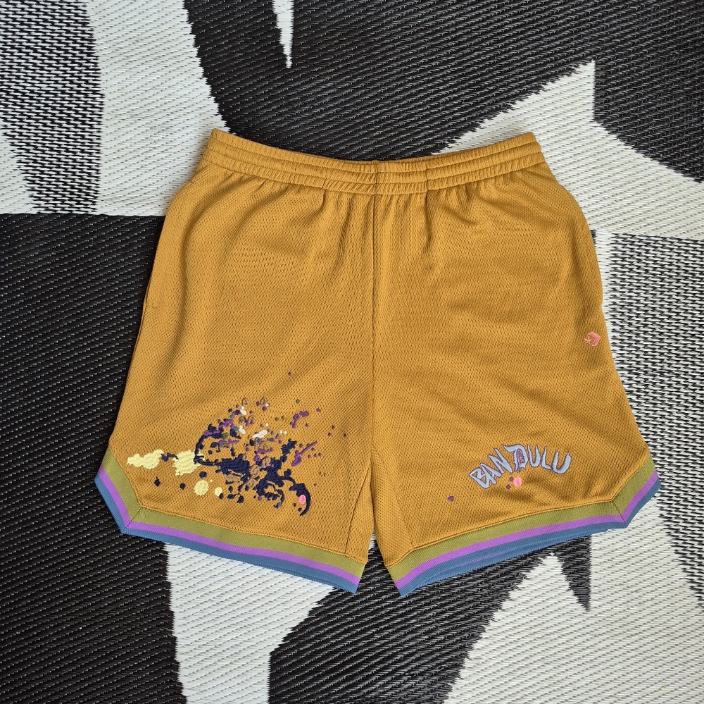 Converse X Bandulu Embroidered Basketball Shorts